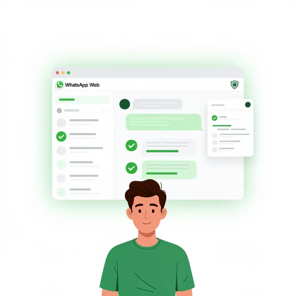 WAbulk extension running seamlessly inside WhatsApp Web with a familiar interface, requiring no new software or learning curve